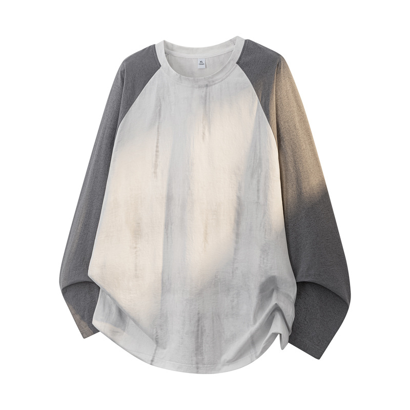 Breathable Color-blocked Casual Crew-neck Top photo 6