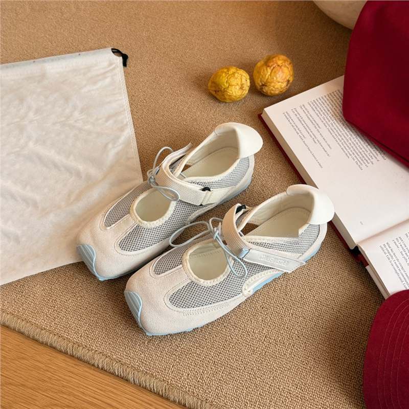 Fashionable Quirky Cute Sporty Functional Mary Jane Sandalsversatile Ballet Flats photo 5