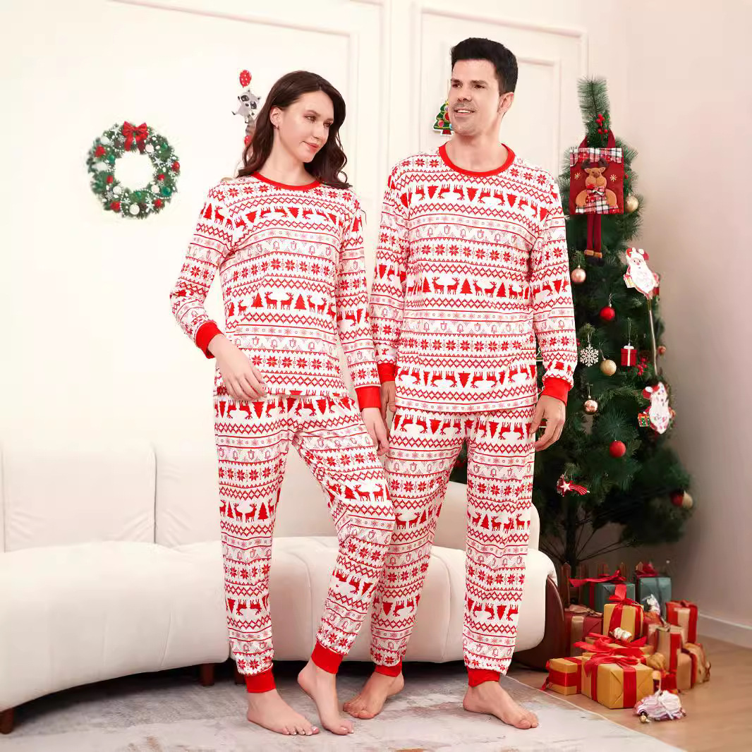 New Autumn Winter European And American Style Loungewear Pajama Set photo 2