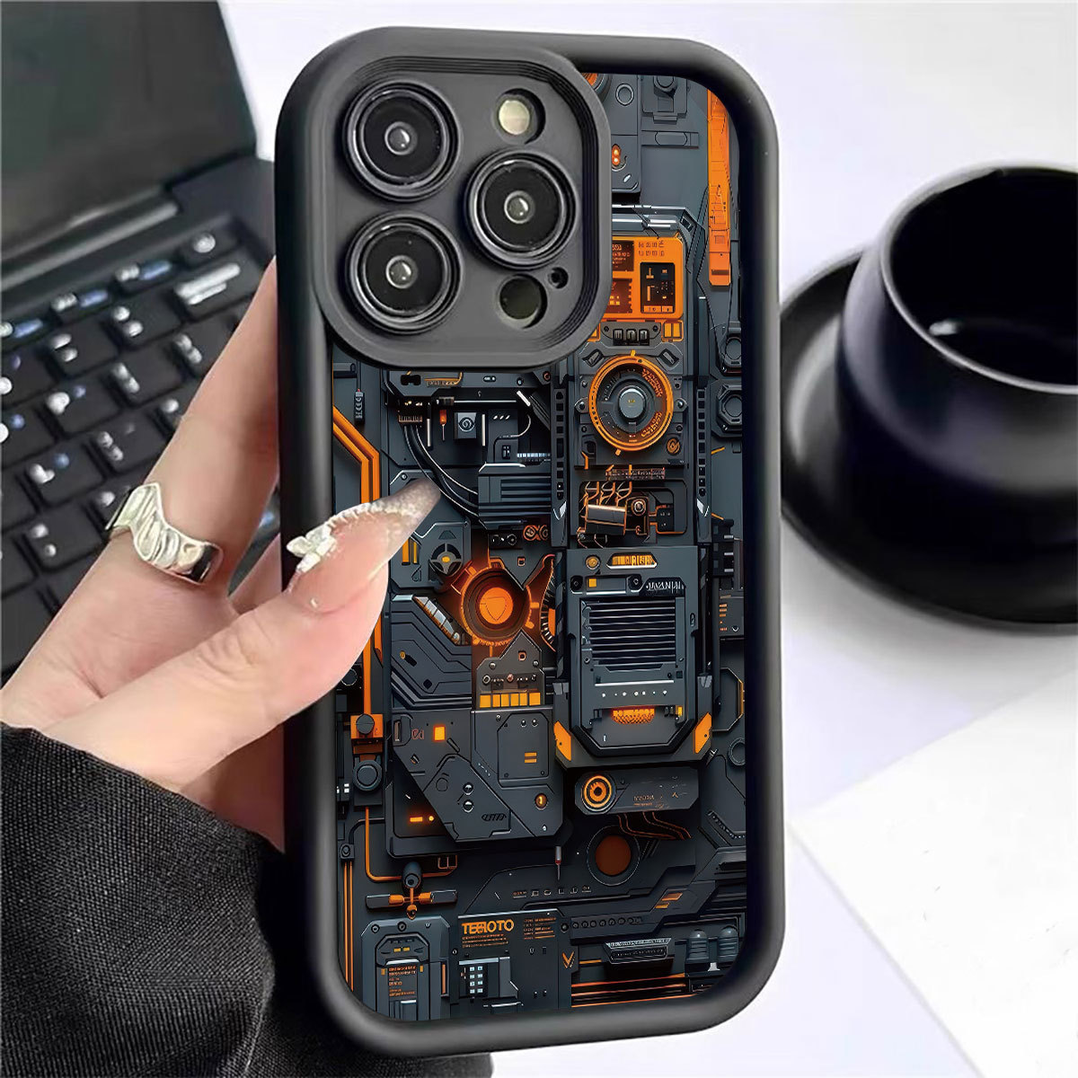 Mechanical Internal Step New Groove Phone Case photo 1