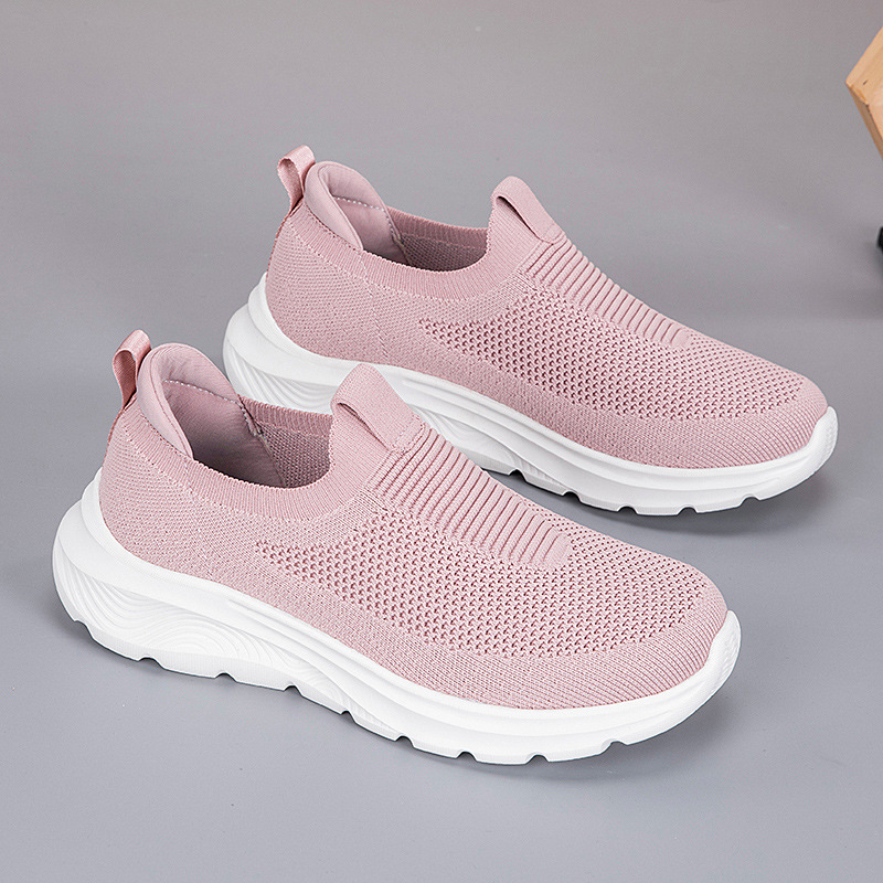 Leisure Sports Solid Color Soft-soled Running Shoes photo 4
