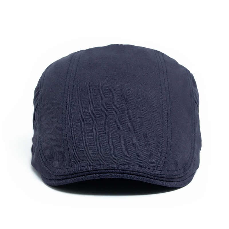 Men's Classic Solid-Color Casual Mens Beret photo 7