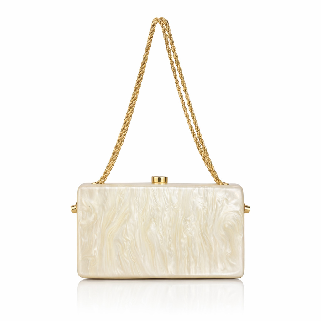 Fashionable Summer Beach Acrylic Crossbody Bag For Women photo 3