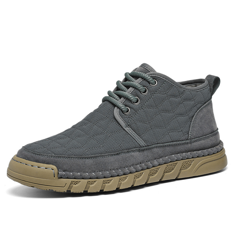 Winter Fleece-lined Warm Snow Boots Mens Shoes photo 8