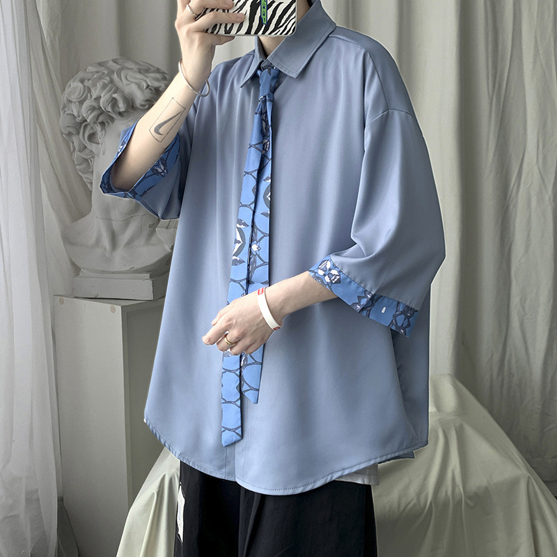 Loose Floral Print Shirt Wrinkle-Free photo 4