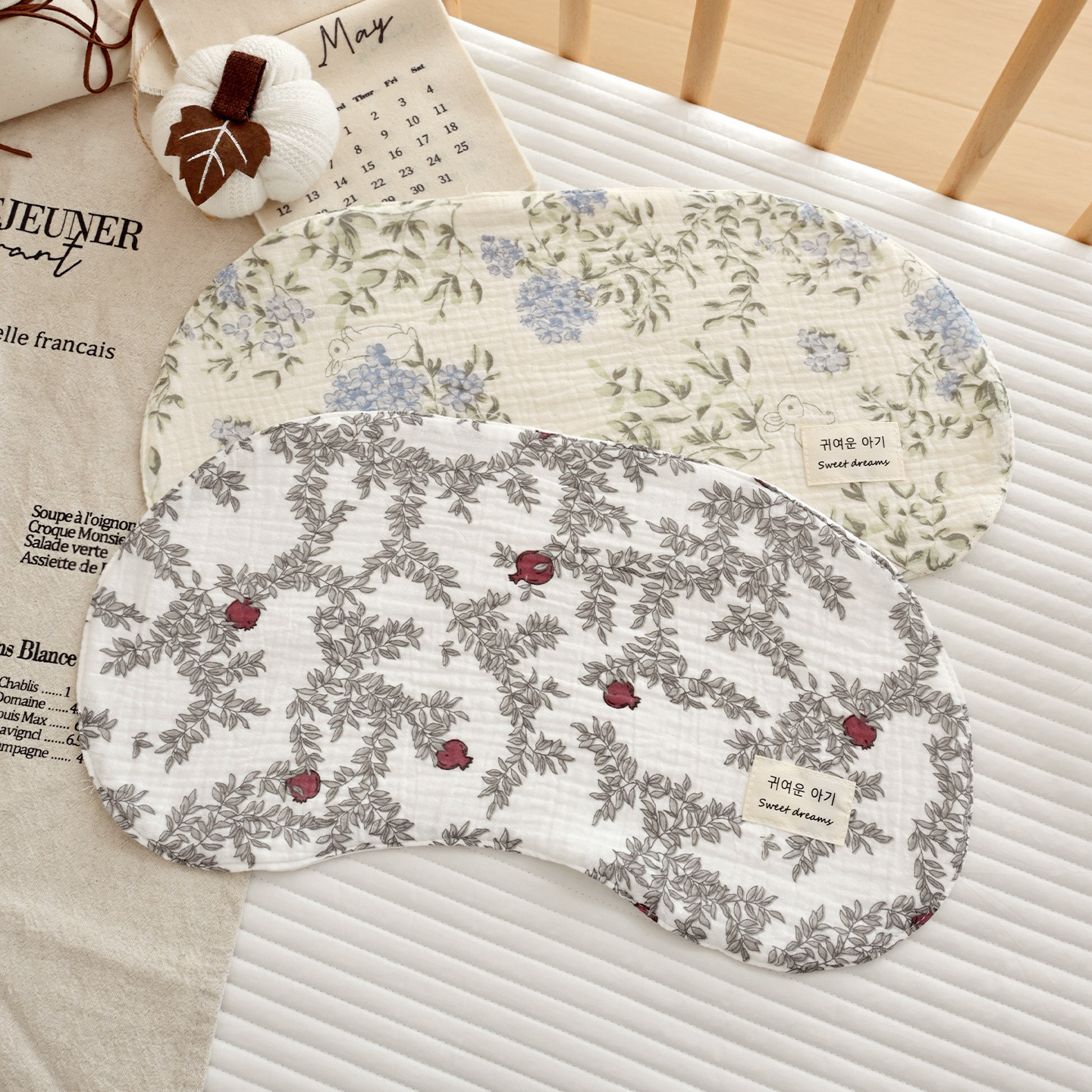 Baby Six-layer Gauze Burp Cloth Pure Cotton Shoulder Pad photo 3