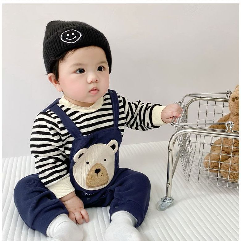 Baby Spring And Autumn Onesie Newborn Long-sleeve Romper photo 4