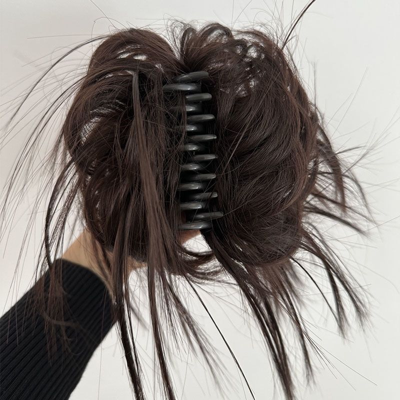 Ball-hair Bun Chicken-nest Wig Claw Clip photo 1