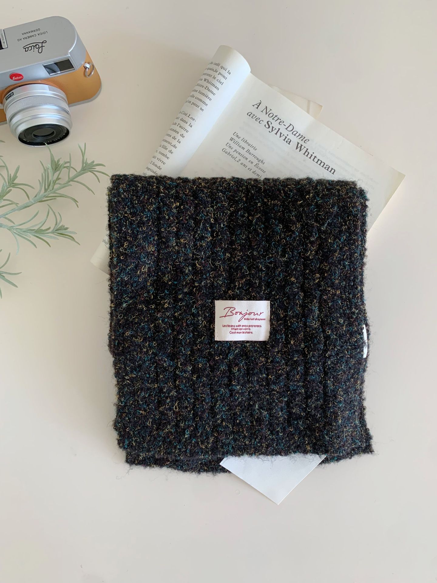 Thickened Warm Versatile Knitted Neck Scarf photo 2