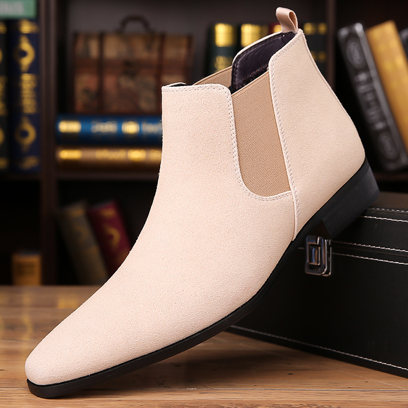 Men's Casual Leather Shoes Pointed-toe Plus Size photo 5