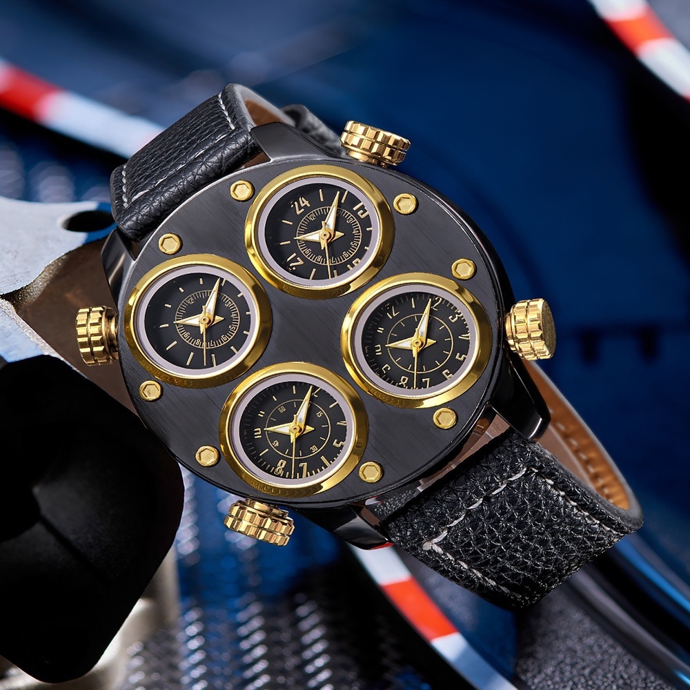 Mens Large-dial Quartz Watch photo 2