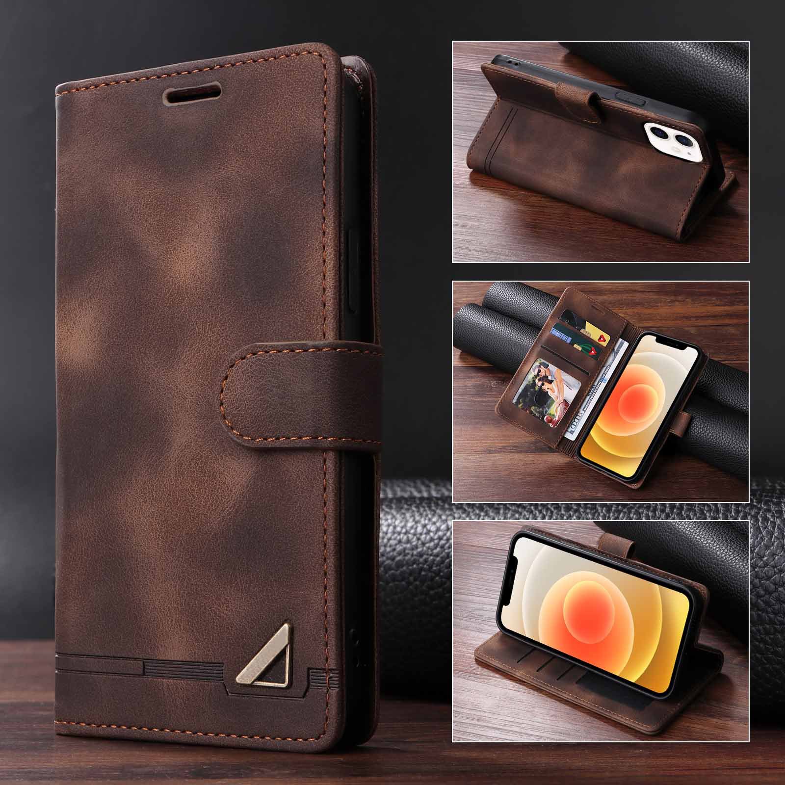 Retro Matte Phone Case With Wallet Function photo 6