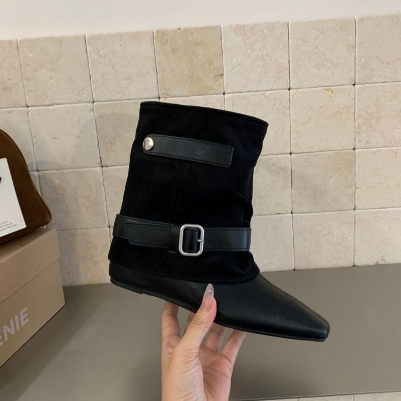 Retro-style Women's Brown Ankle Boots photo 4