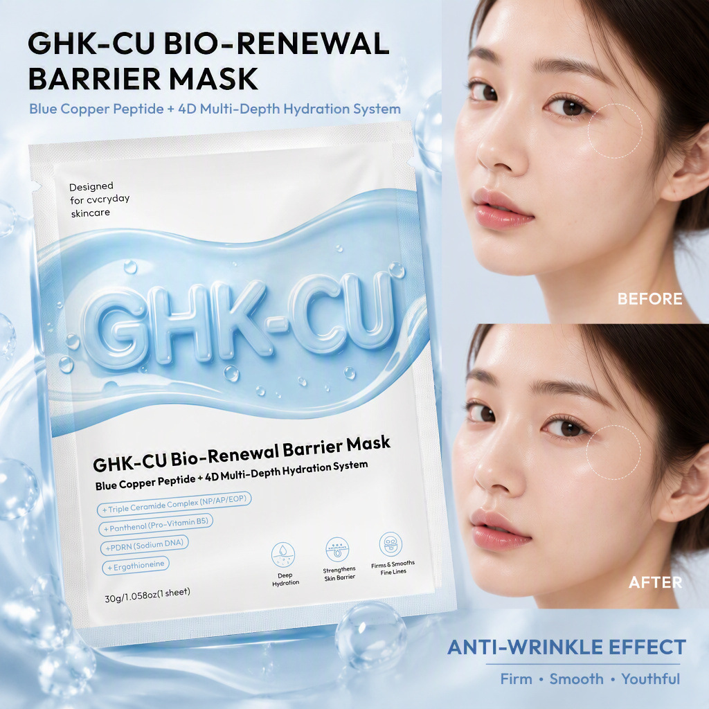 Human Skin Blue Copper Peptide Mask photo 3