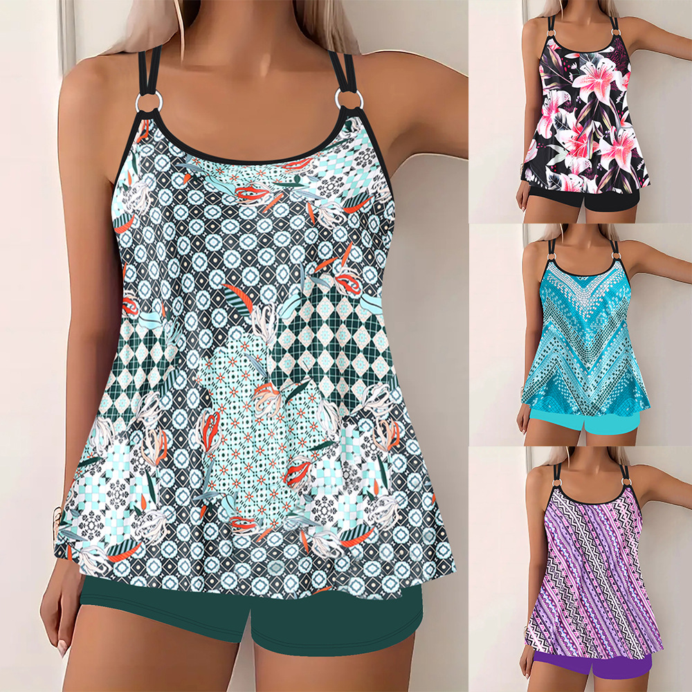 Sexy Printed Two-Piece Bikini Set For Women photo 4