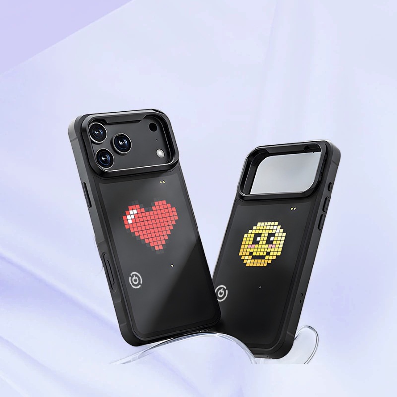 Pixel-Light Phone DIY Animated Drop-Resistant Personalized Creative Case photo 1