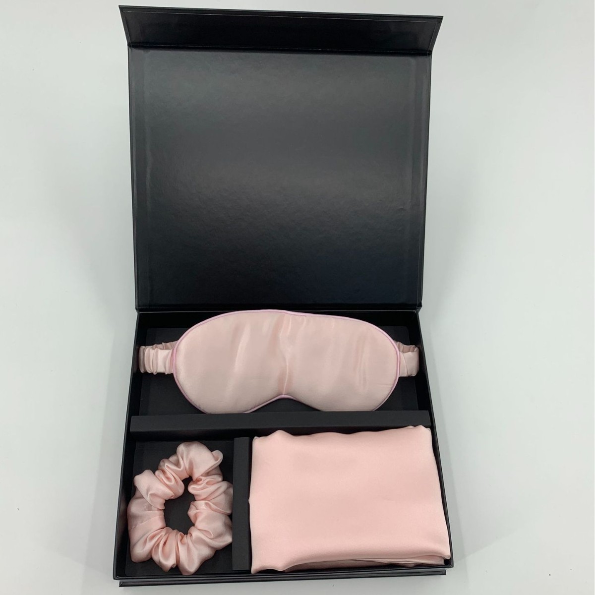Gift Zippered Pillowcase Eye Mask And Silk Hair Tie Set photo 7