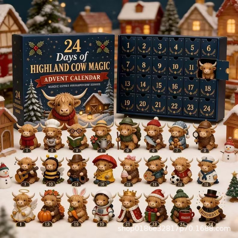 Highland Cow Christmas Calendar photo 1