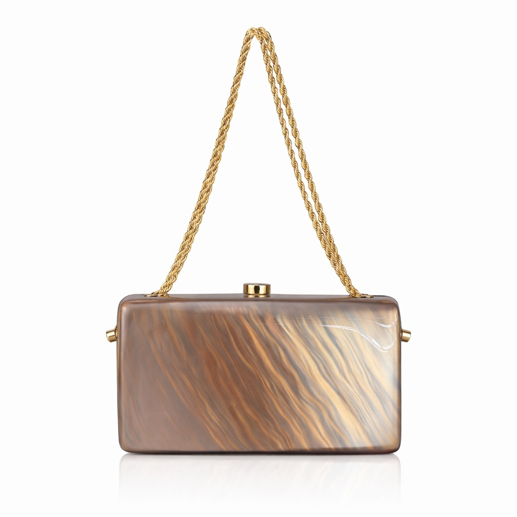 Fashionable Summer Beach Acrylic Crossbody Bag For Women photo 2