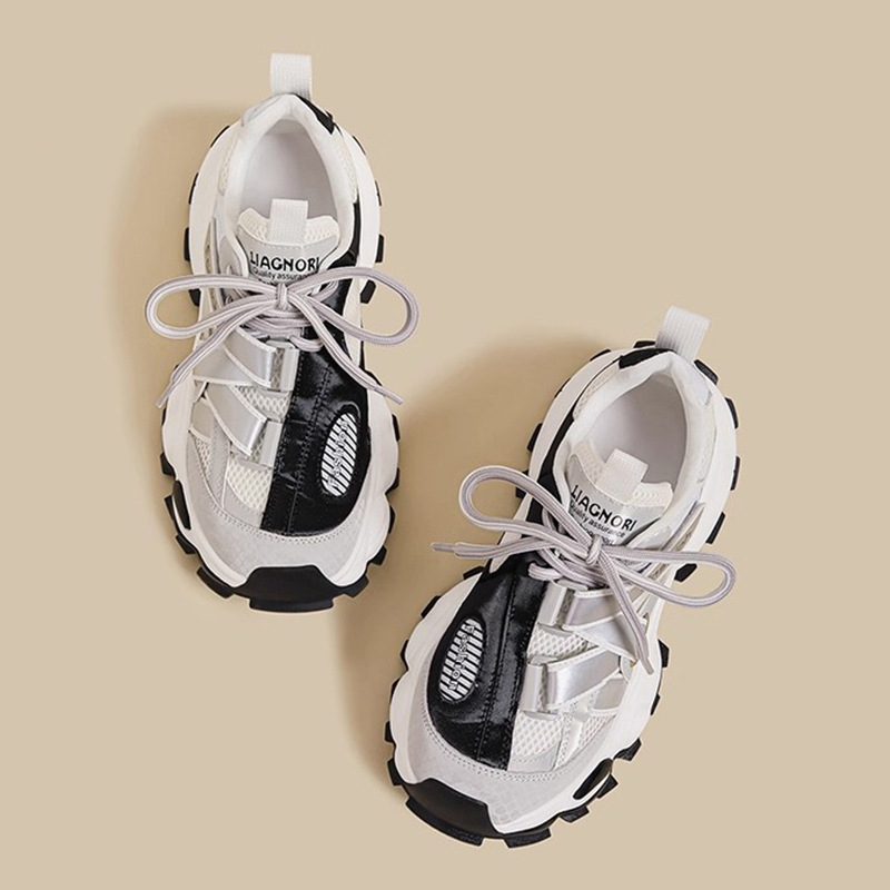 Girls Sports Shoes Running Shoes For Older Children Soft-soled Versatile Dad Shoes photo 3