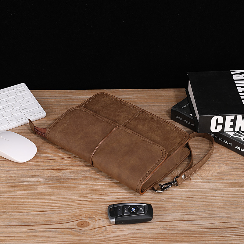 Retro Casual Mens Business Clutch Bag photo 4