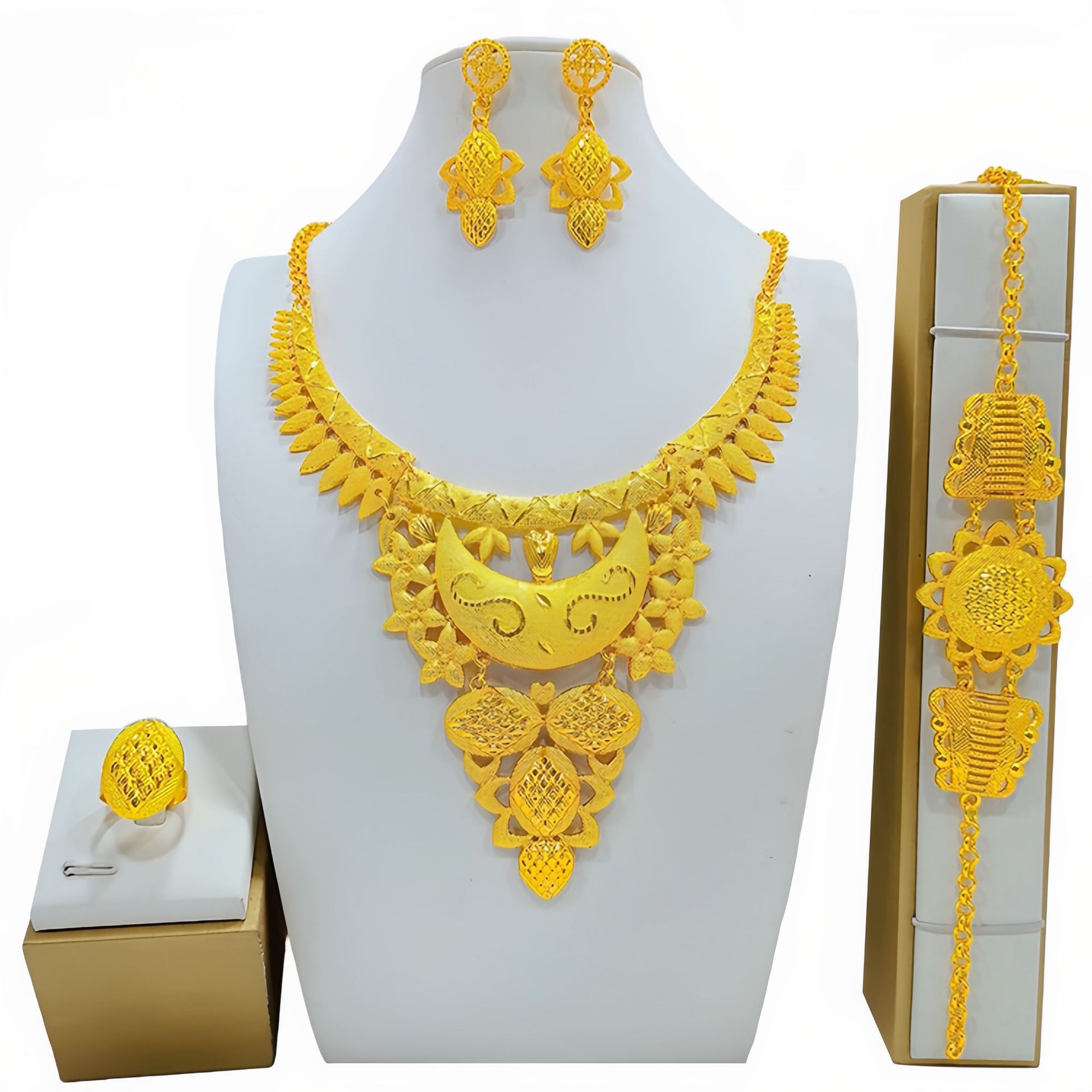 Women's Fashion All-match Jewelry Mirror Jewelry Suit photo 4