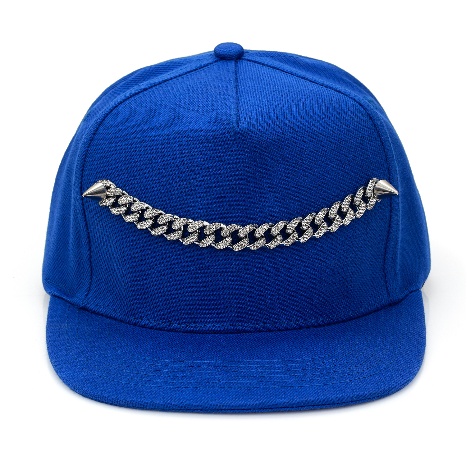 Women's Rivet Cuban Chain Hip-hop Hat photo 2