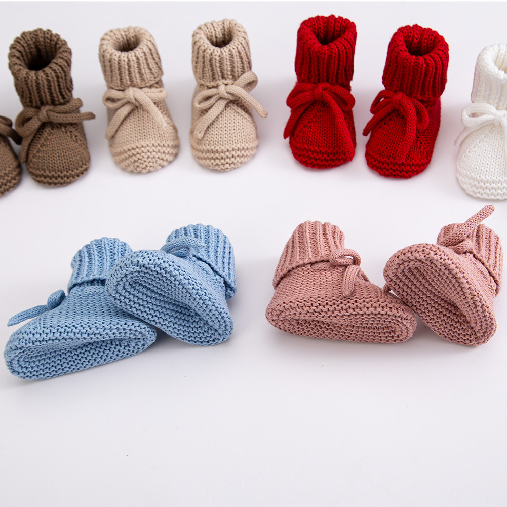 Bow-tie Strap Knitted Toddler Shoes photo 7