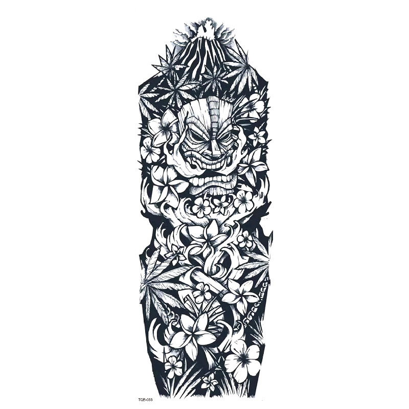 Waterproof Water Transfer Printing Tattoo Full Arm Tattoo Sticker photo 5