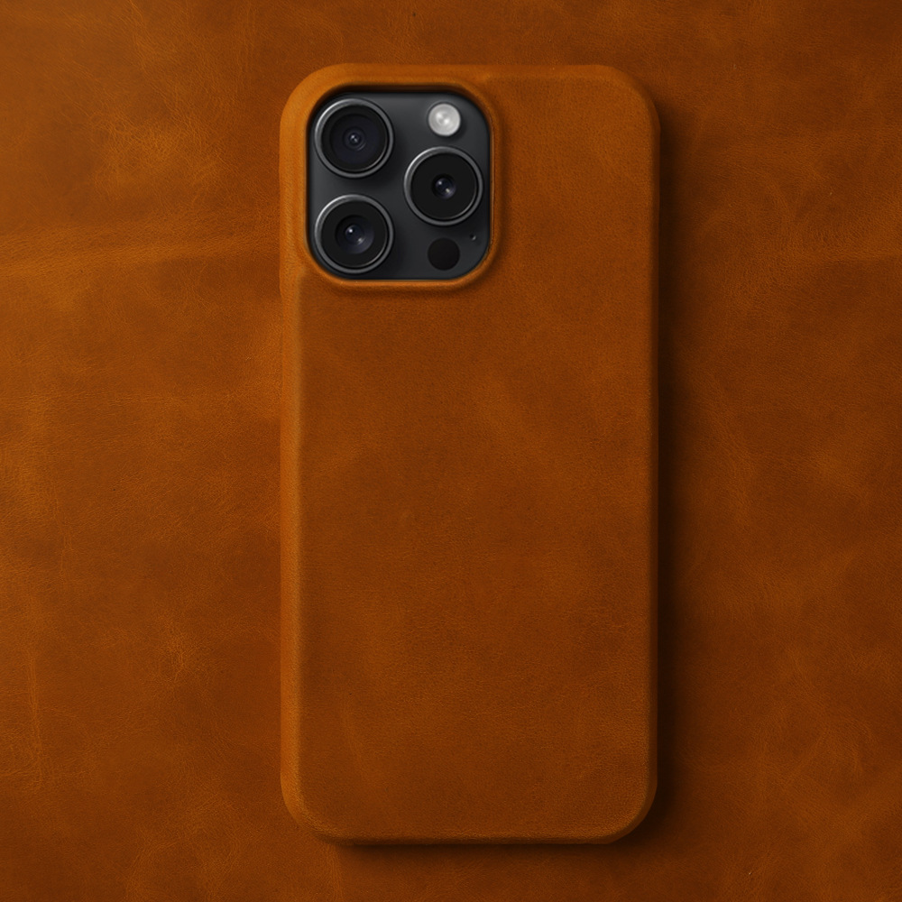 Applicable Crazy Horse Pattern Leather Phone Case photo 4