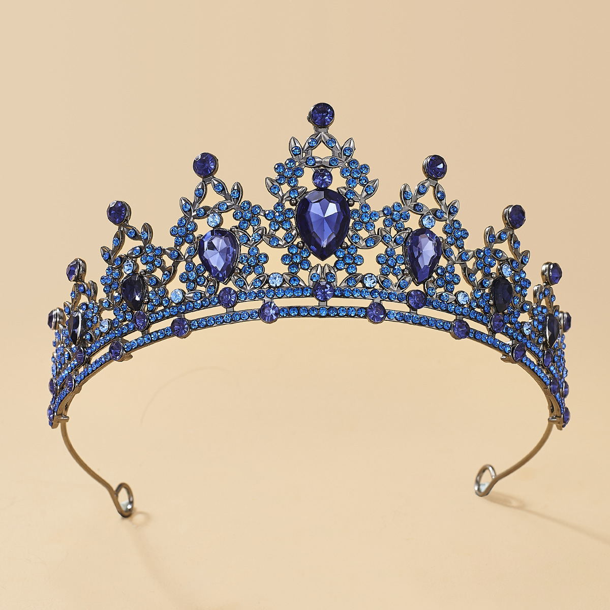 Rhinestone Headband Alloy Crown Wedding Dress Accessory photo 8