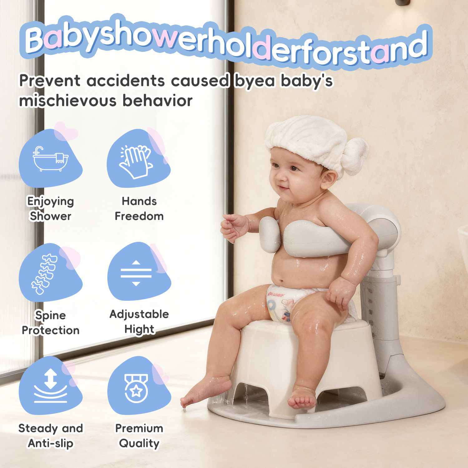 Bath Stand Foldable Bathing Stand For Babies And Toddlers photo 1