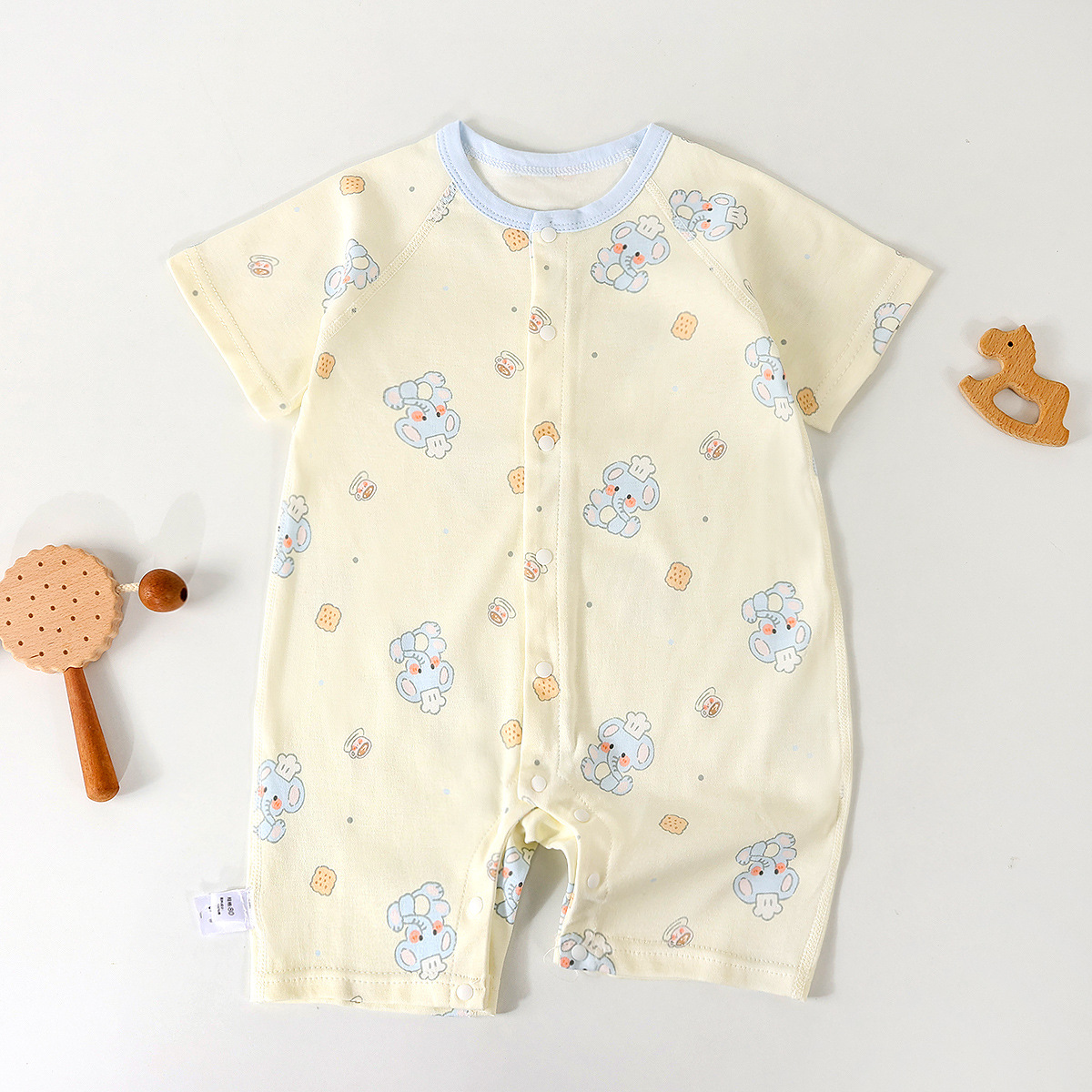 Fashionable Newborn Long-sleeve Bodysuit Loungewear photo 6