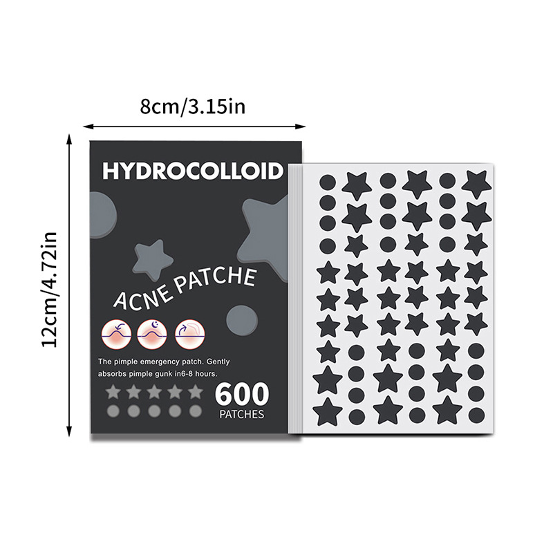 600-piece Large-size Star Stickers With Water-based Adhesive photo 4