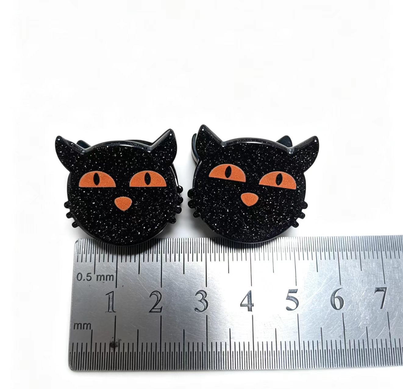 Halloween Bat Pumpkin Spider Small Hair Clip photo 3