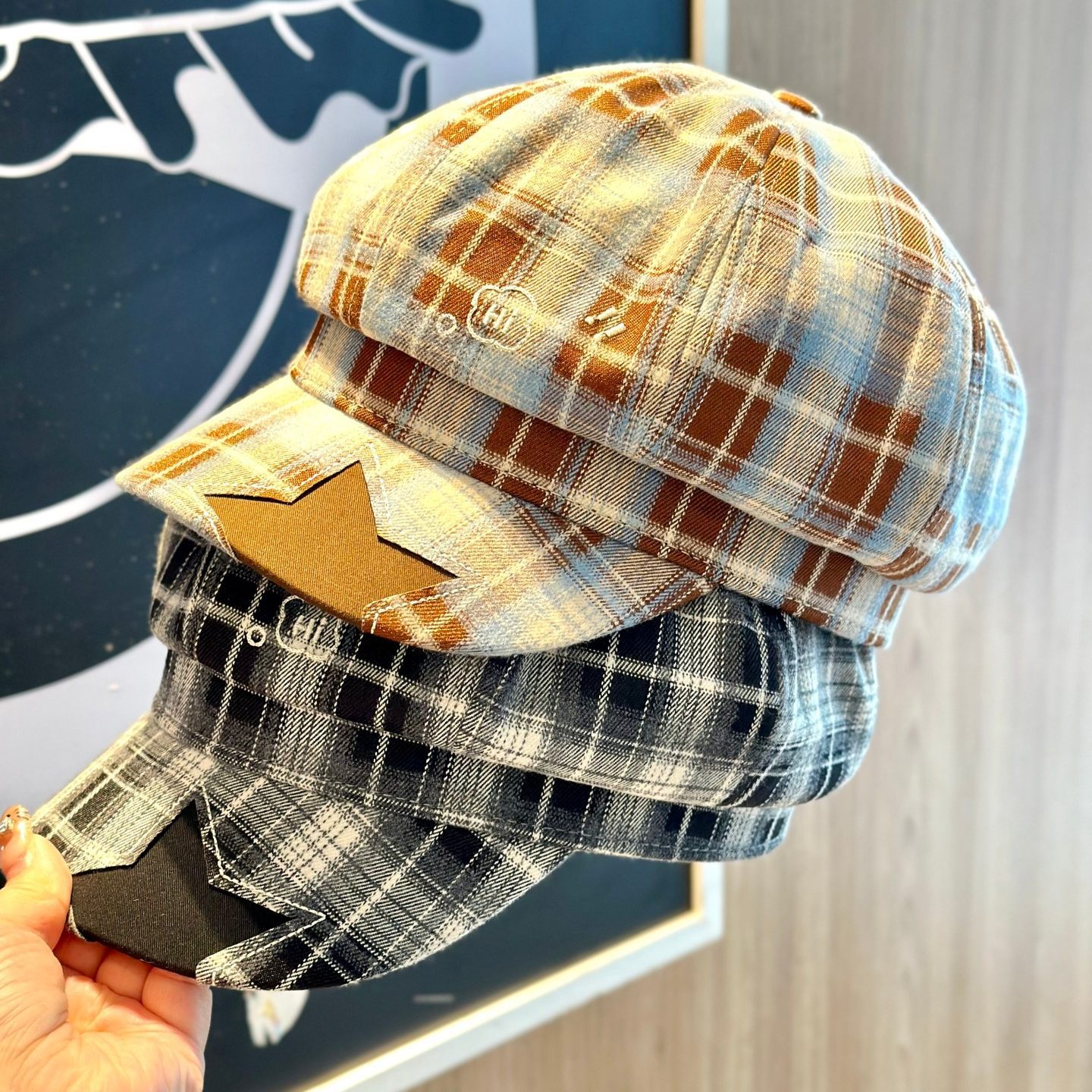 Children Show Face Little Wild Newsboy Cap Painter photo 5