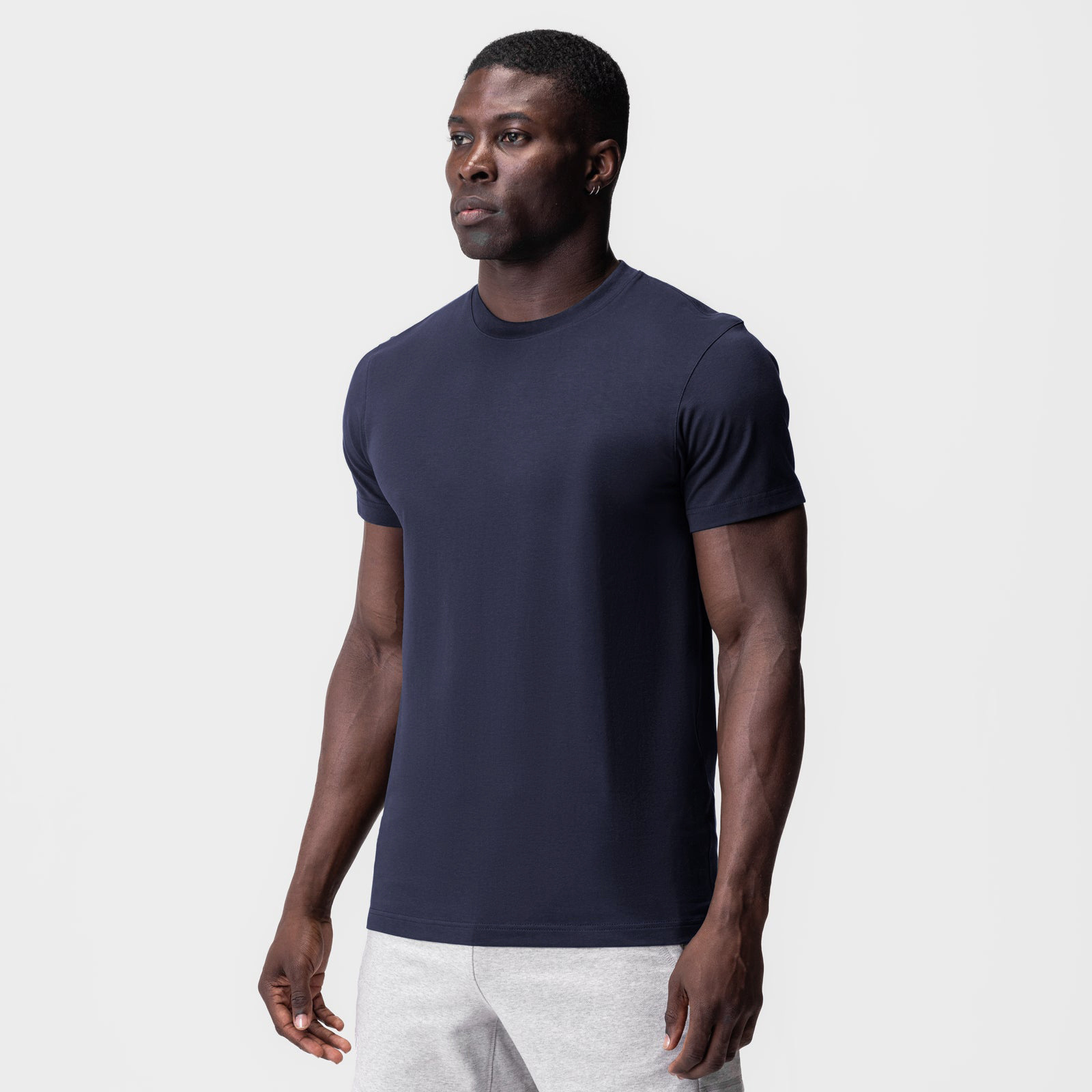 Men's Ice-feel Cotton-polyester Stretch Moisture-wicking Crew-neck T-shirt photo 6
