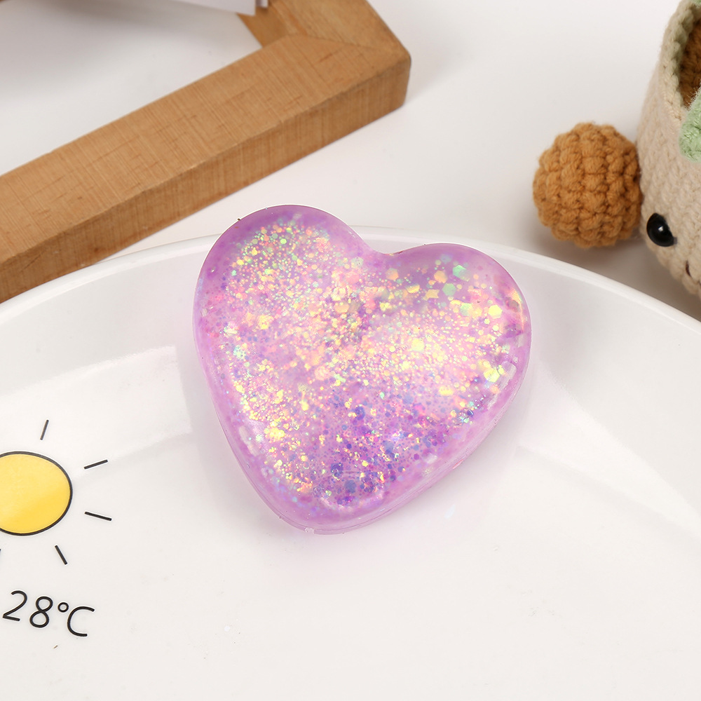 Cute Squeeze Toy With Malt Candy And Glitter Stress Relief Toy photo 3