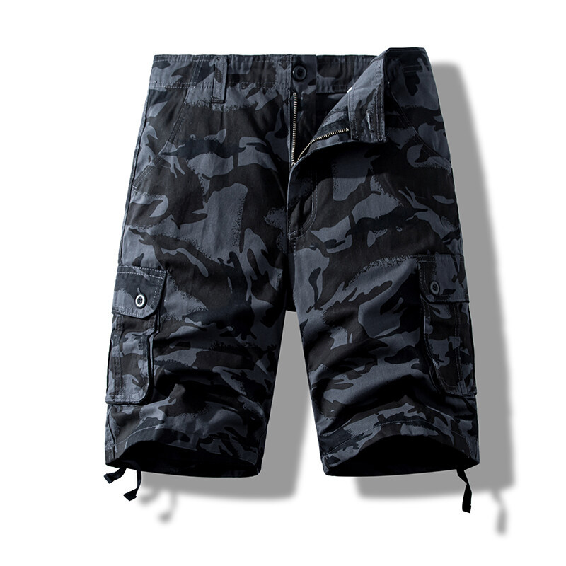 Foreign Trade All-cotton Multi-pocket Work Shorts photo 4