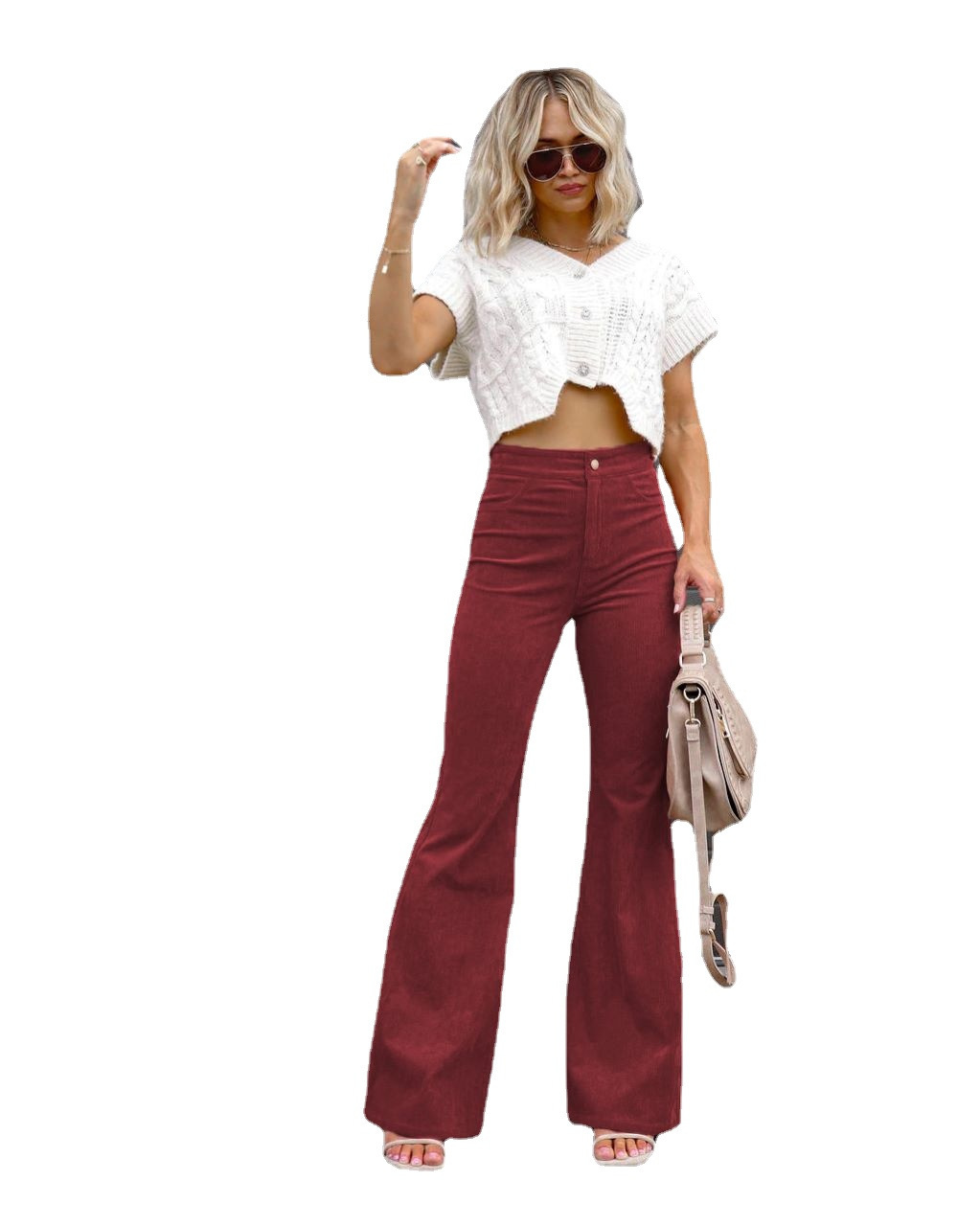 Chic Women's Trousers Trendy Brand photo 4