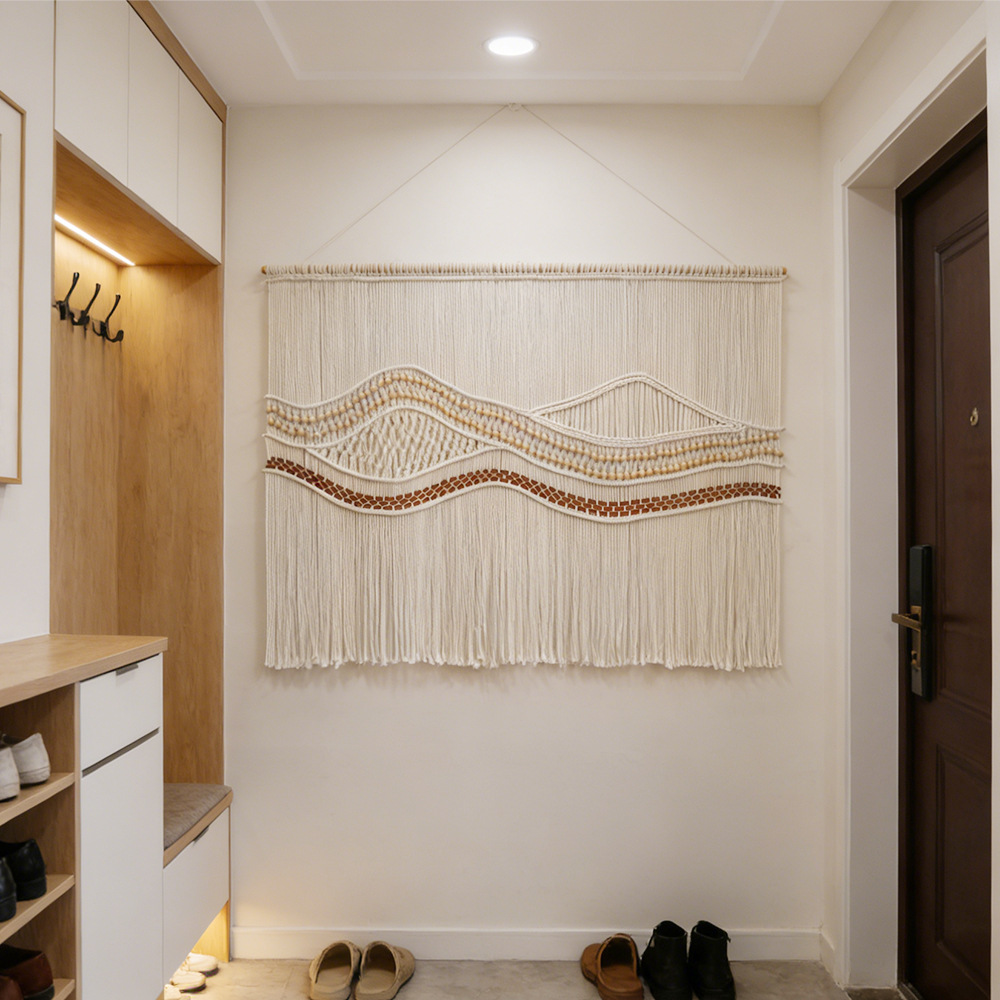 Hand-woven Wall Hanging For Sofa Background Decoration photo 1