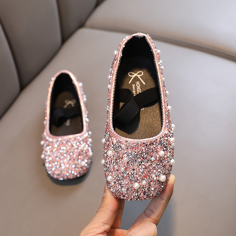 Fashionable Square-toe Bow-knot Girls Shoes photo 4