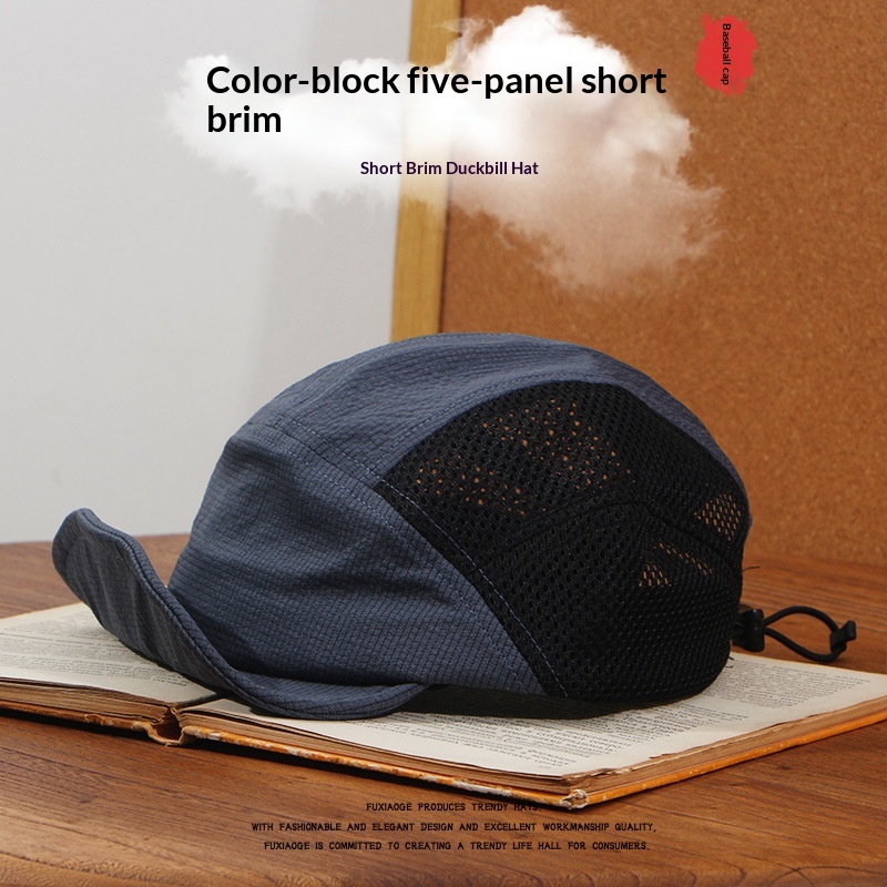 Breathable American-style Short-brim Hat For Men photo 4