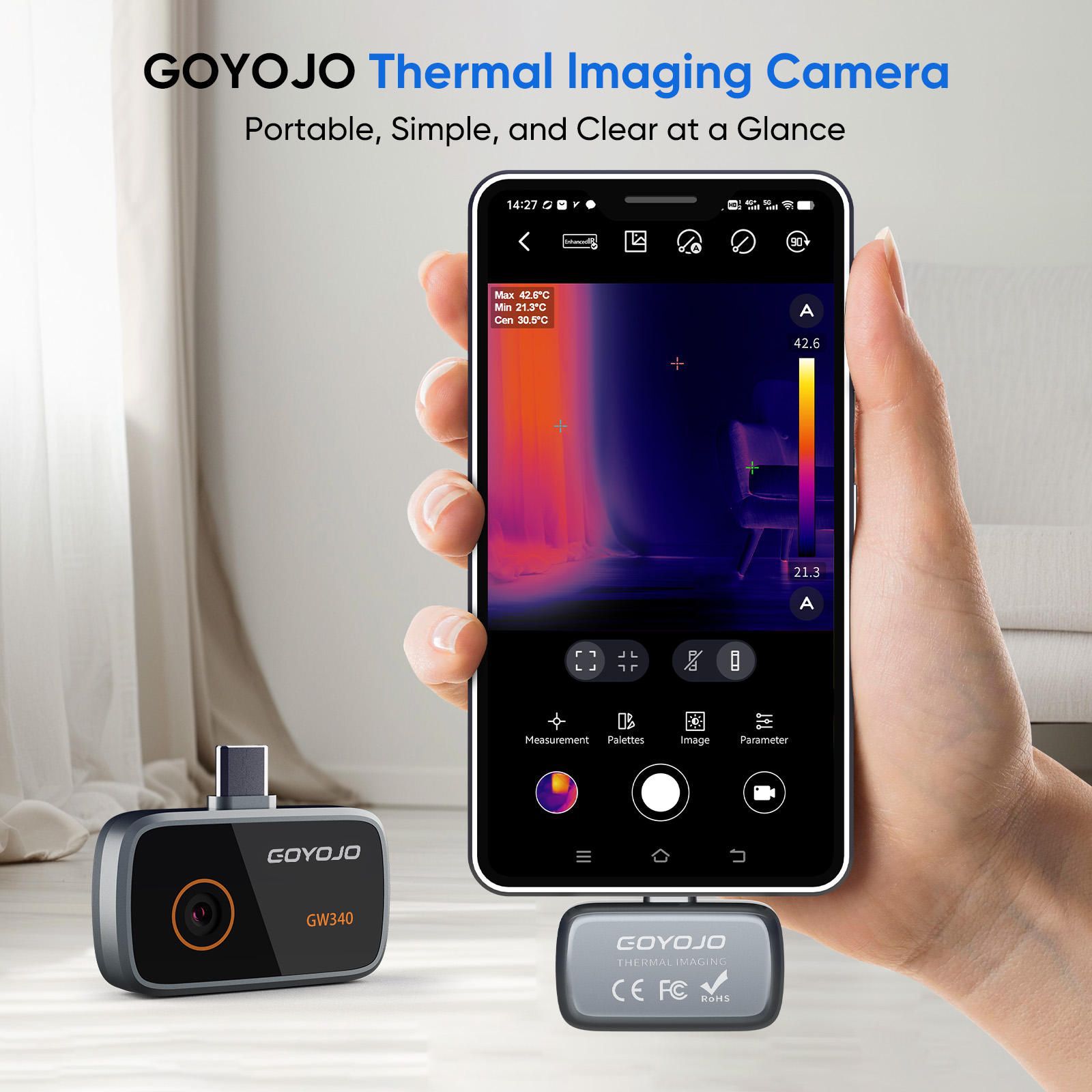 Mobile Line Infrared Thermal Imager photo 1