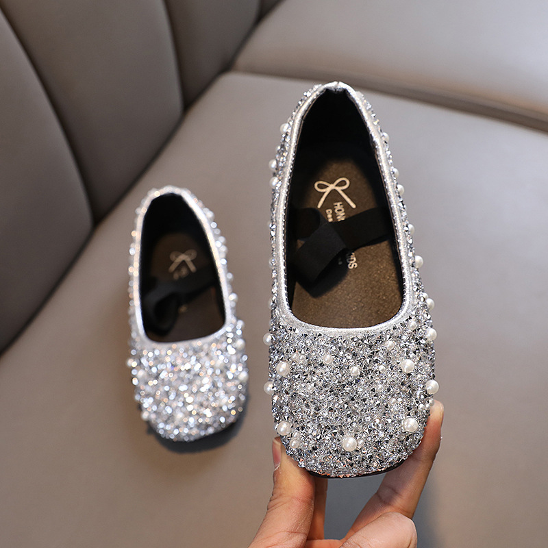 Fashionable Square-toe Bow-knot Girls Shoes photo 2
