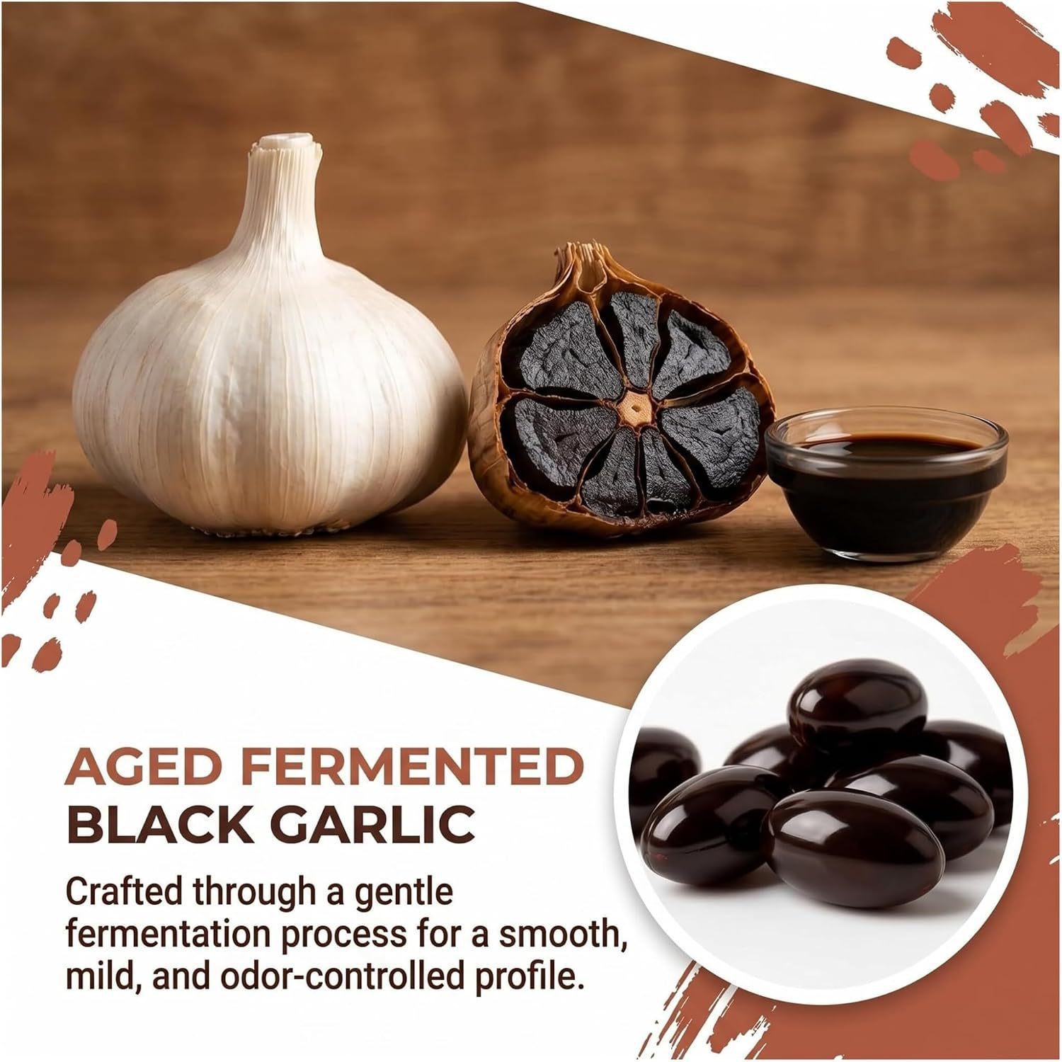 Aged Black Garlic Oil Capsule photo 3