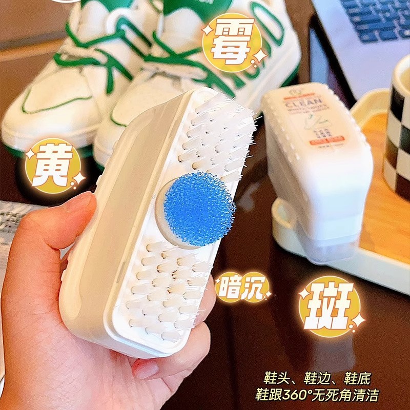 Cleaning Agent Leather Shoe Brush Scrubbing photo 2