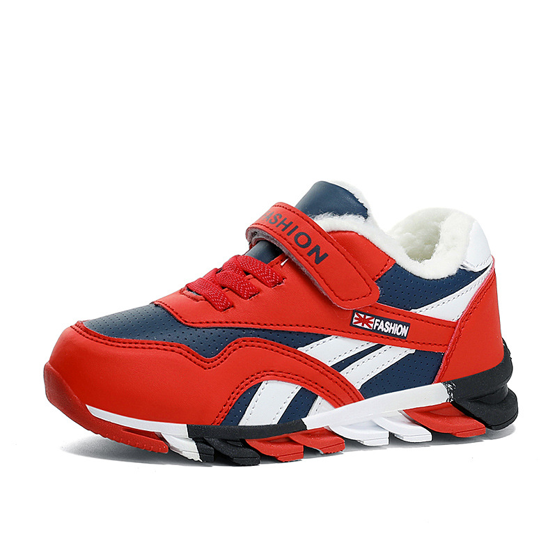 Children's Men's Cotton Magic Sports Large Stickers Running Shoes photo 4