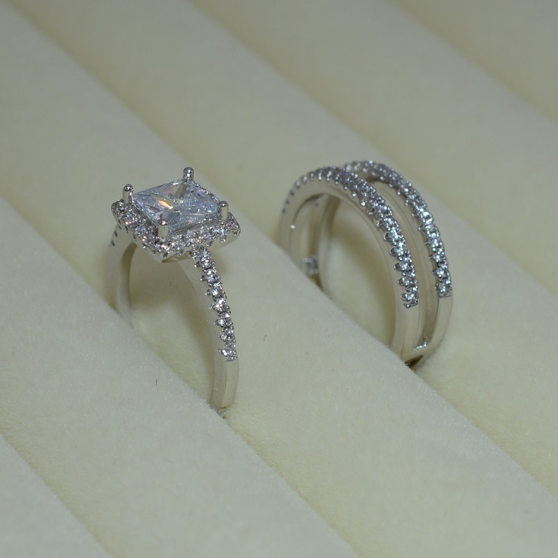 Women's Fashion Versatile Simple Zircon Ring photo 4