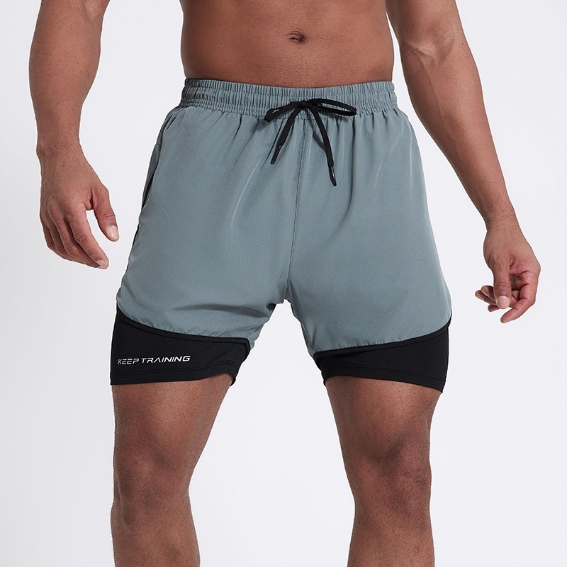 Mens Quick-drying Casual Outerwear Lined Shorts photo 3